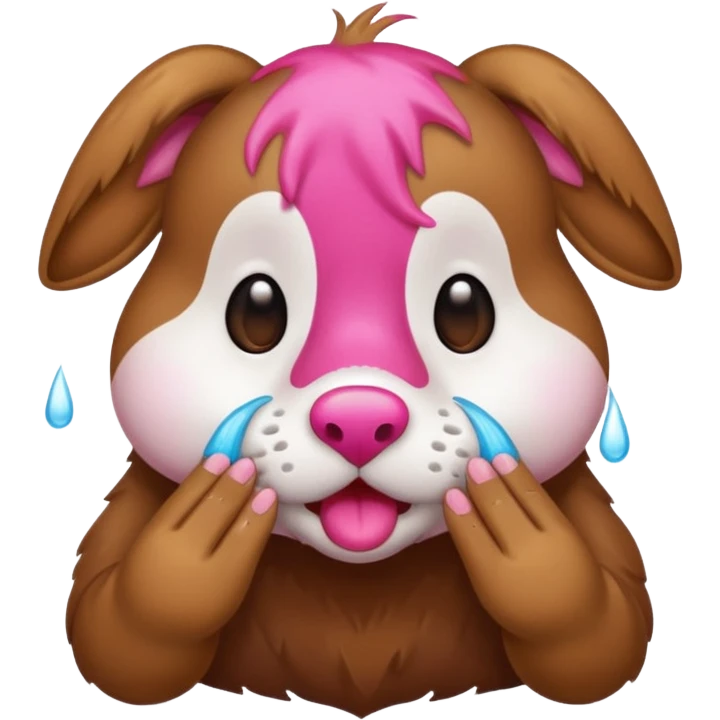 animal wiping its nose emoji