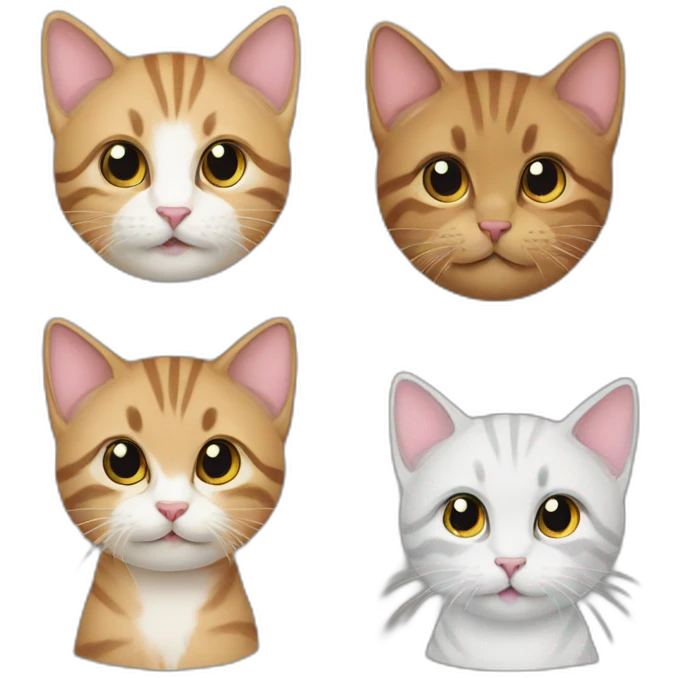 Chisrtmas kittens emoji