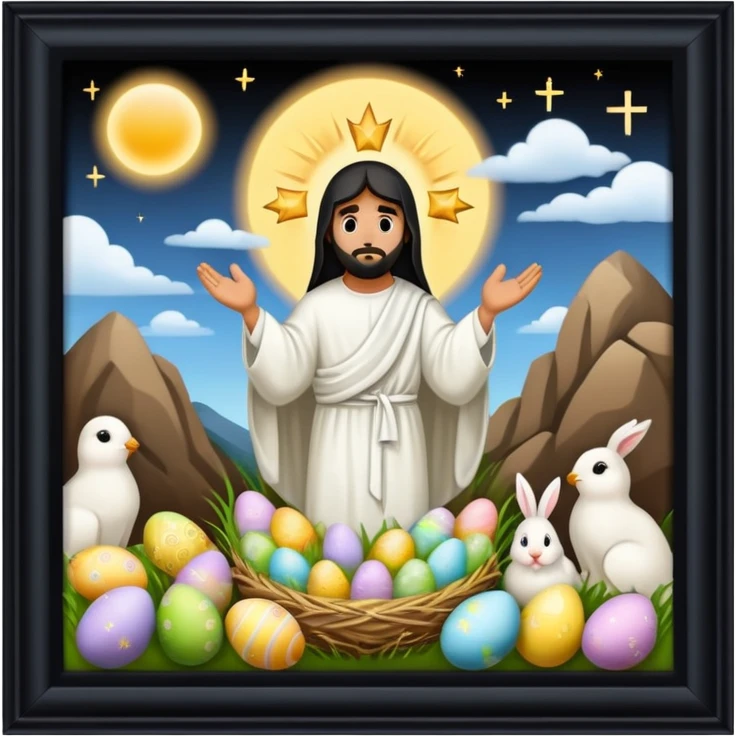 La pascua de Dios. Pascua emoji
