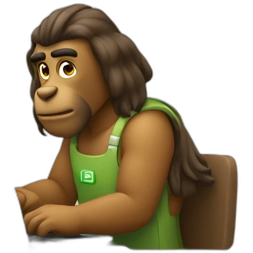 brasileiro writing code on a laptop emoji