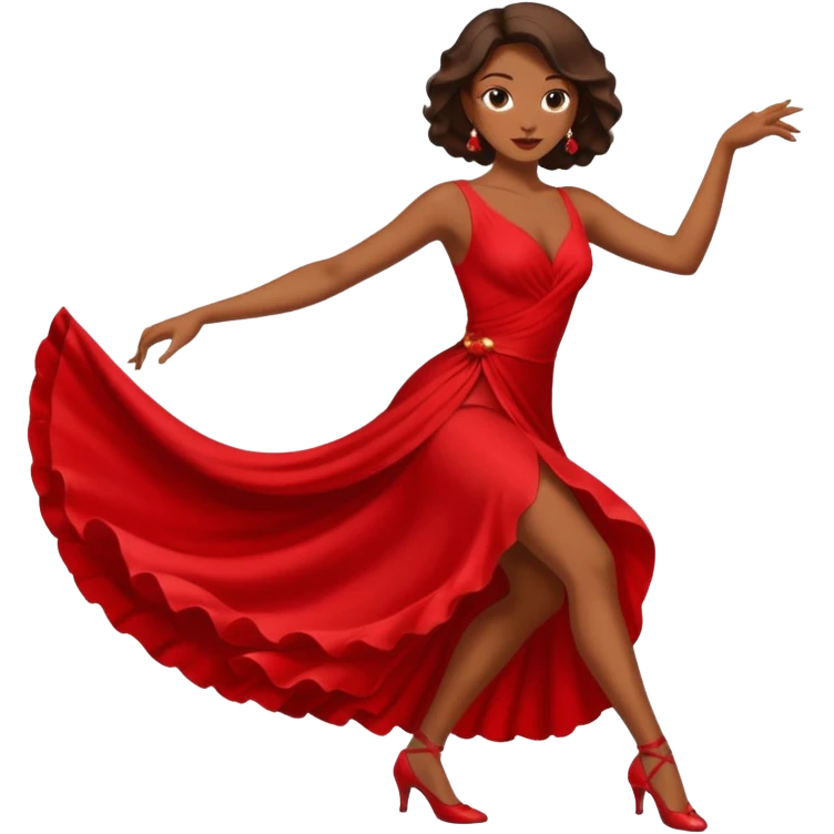 tango dancing woman emoji profile photo emoji