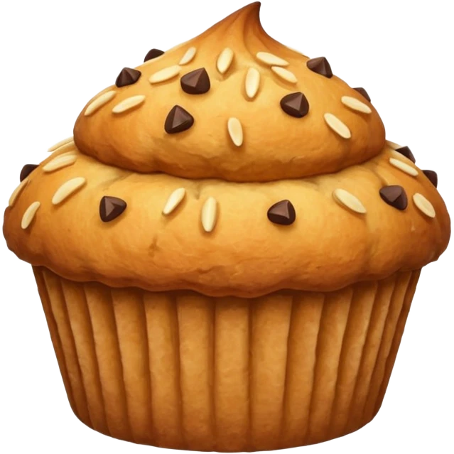 muffin with frits emoji
