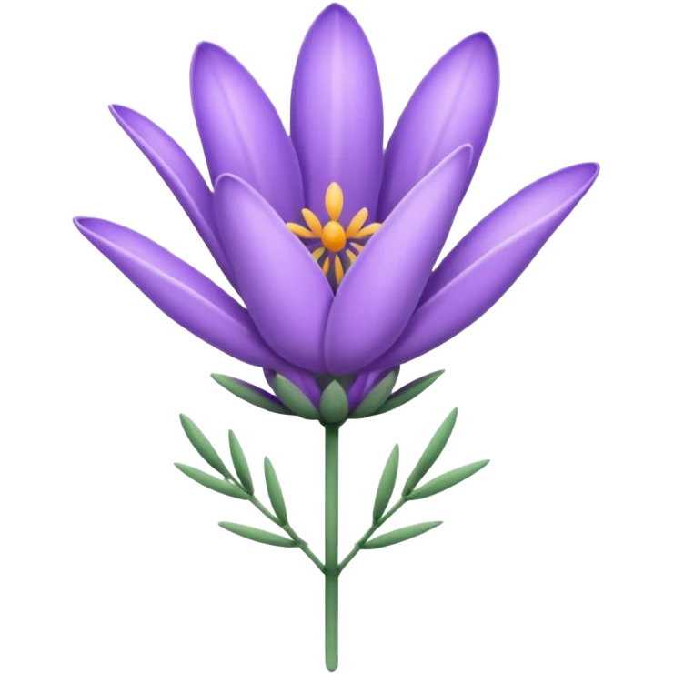 LAVENDER flower emoji