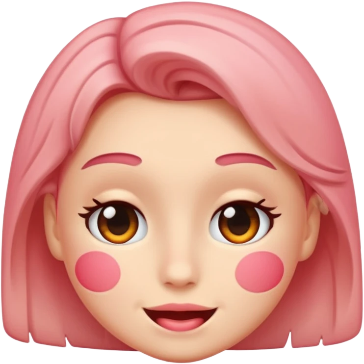 blushing smirk emoji emoji