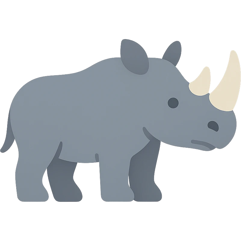 Rhino emoji