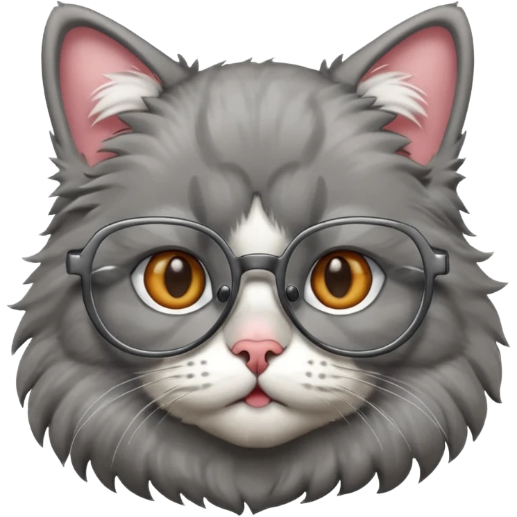 Gato óculos emoji