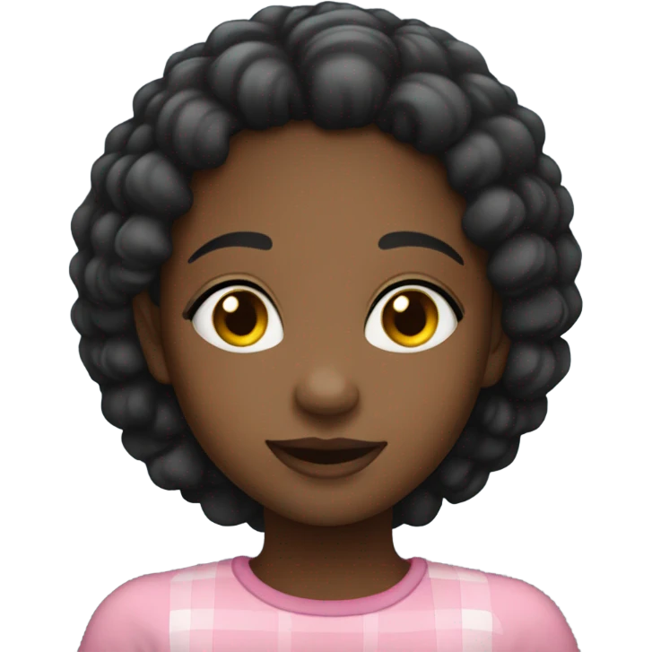 I want it to be a girl that’s very cute and black emoji