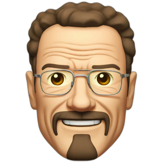 Walter white smiling emoji