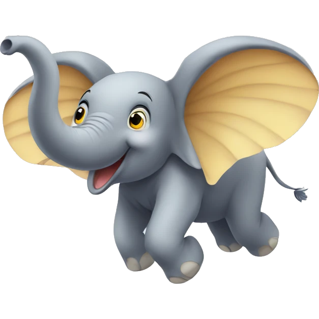 flying elephant emoji