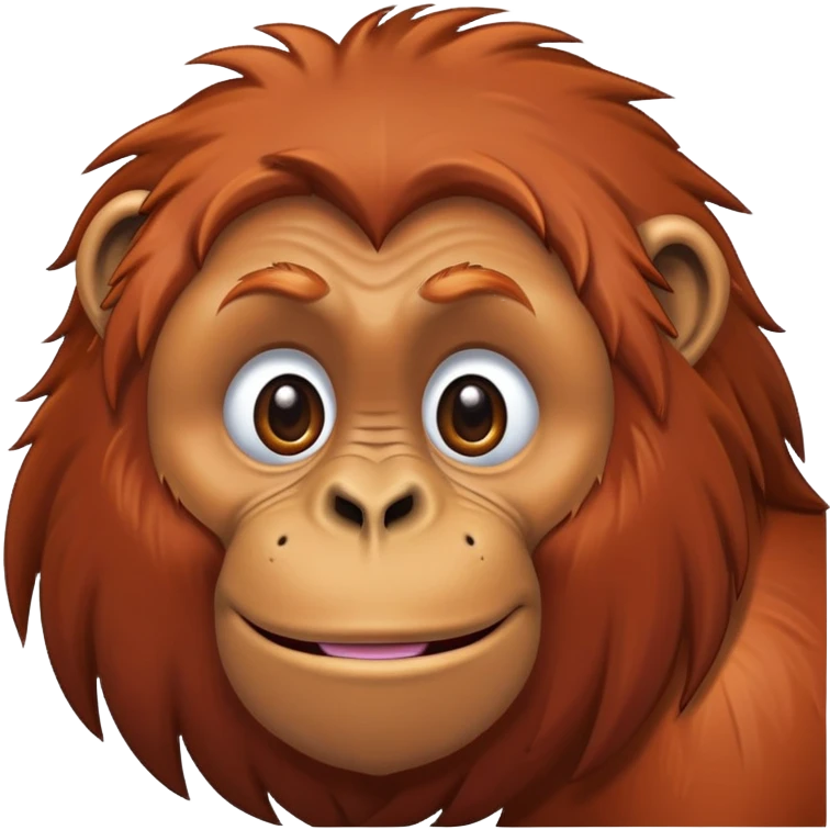 crea un orangutan emoji