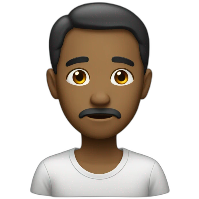 Énormément triste emoji