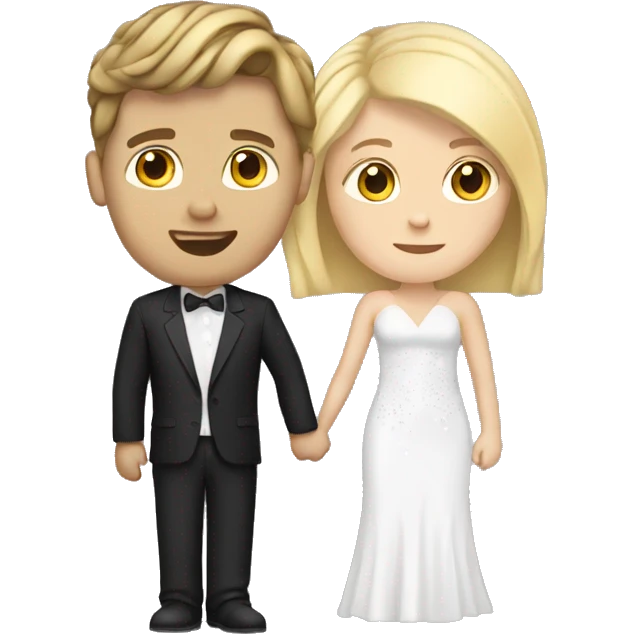 White people Prom date emoji