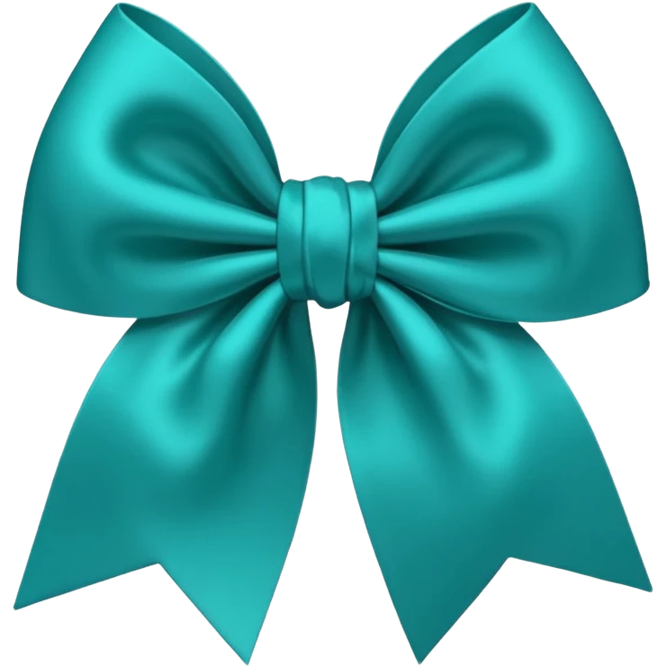 Awarness teal bow emoji