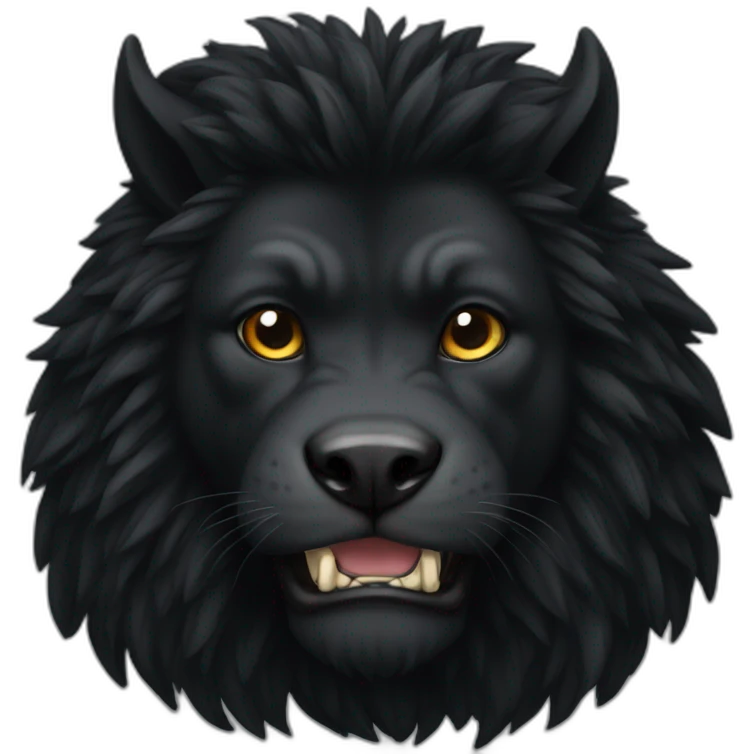 Black beast emoji