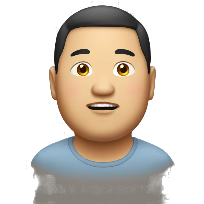 Fat Asian guy emoji