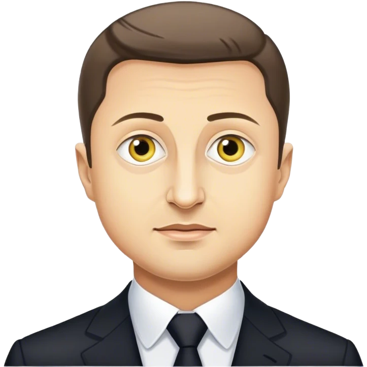 Photorealistic Vladimir Zelensky emoji