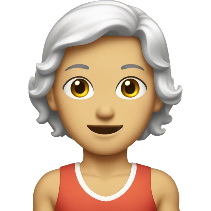 Vintage fitness  emoji