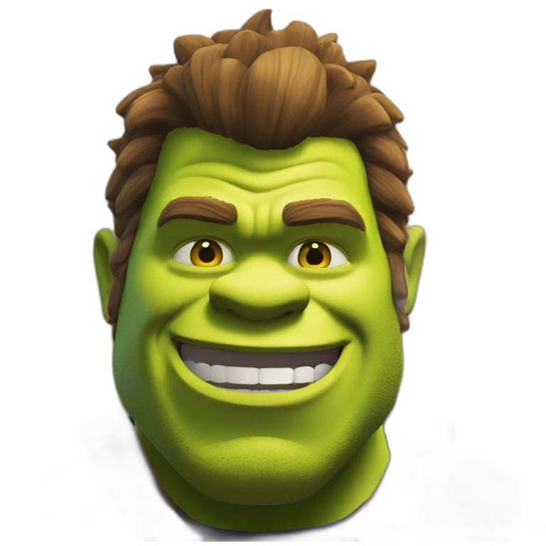 Shrek in fornite emoji