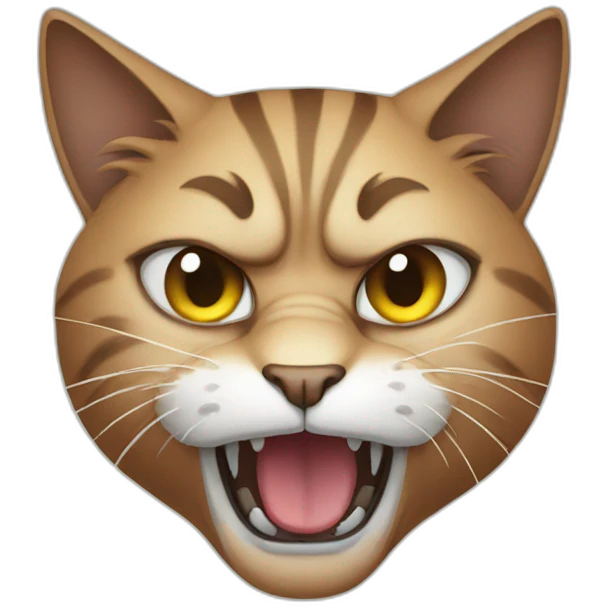 Angry cat emoji