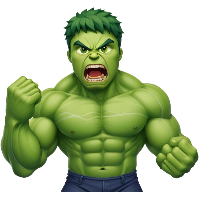 hulkscreaming emoji