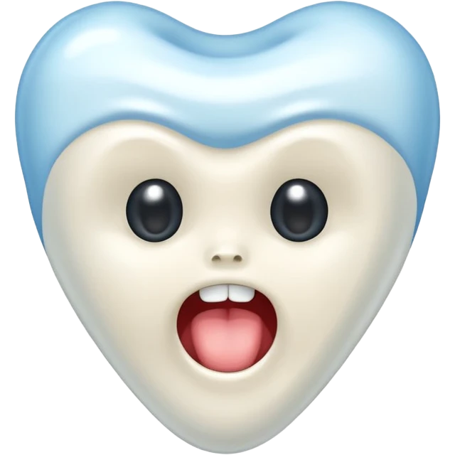 wisdom tooth with a cute face emoji