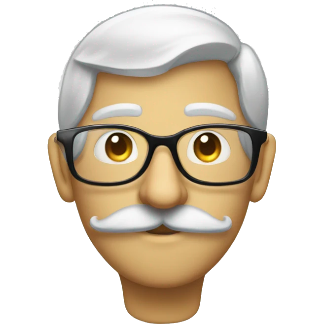 magic glass mustache and nose disguise emoji