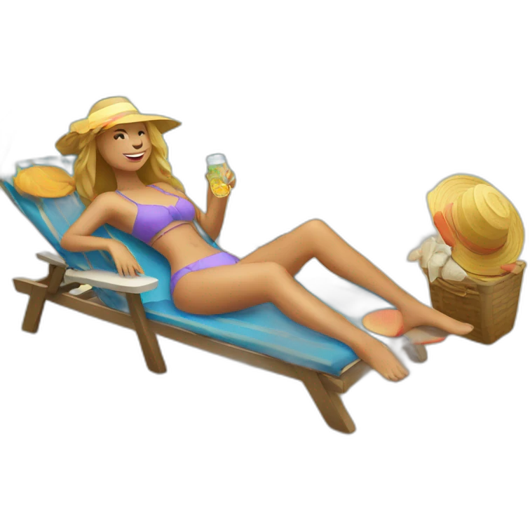 beach vacation emoji