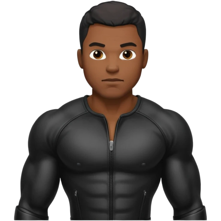 dominatrix. black man emoji