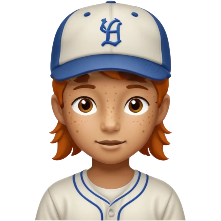child with baseball hat emoji
