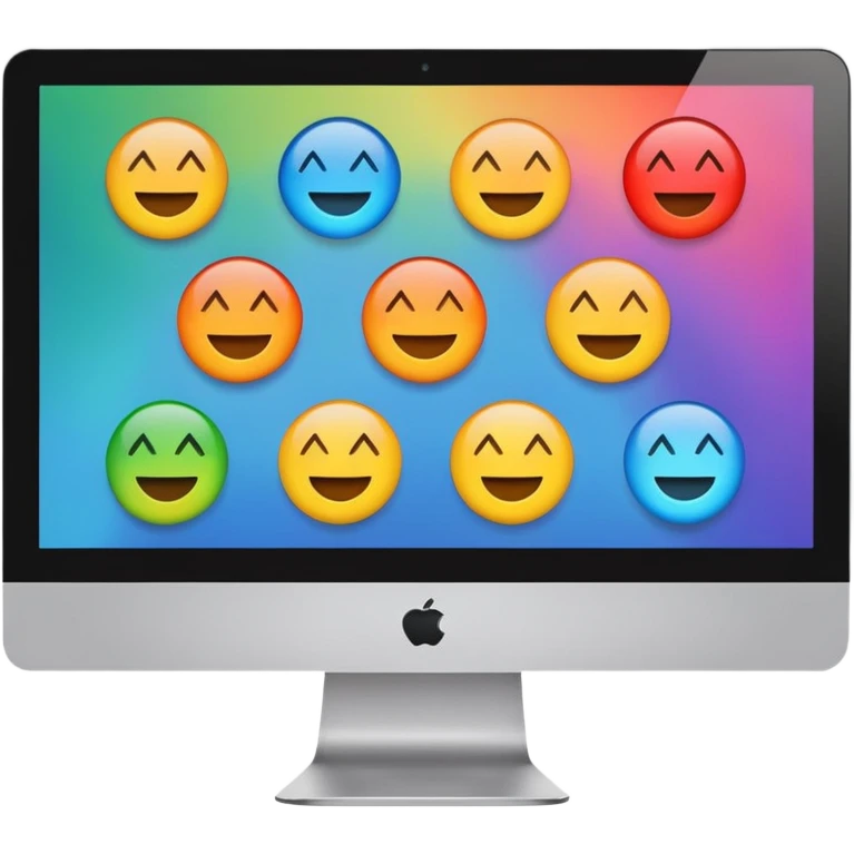 a computer screen that is showing a website emoji
