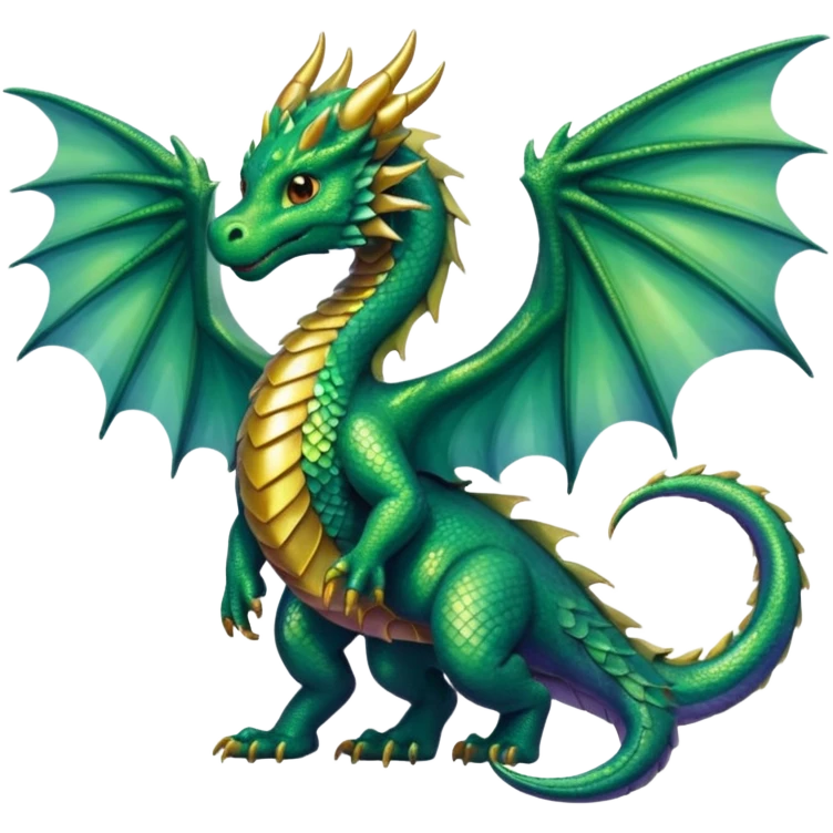 Dragon with angel wings emoji