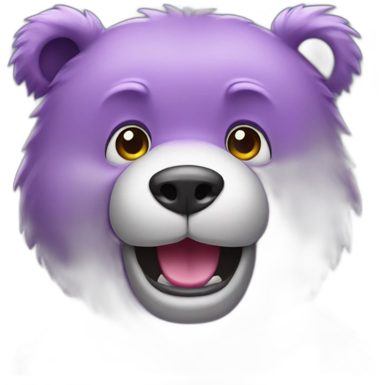purple-cute-bear emoji