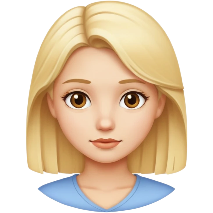 Blonde girl  emoji
