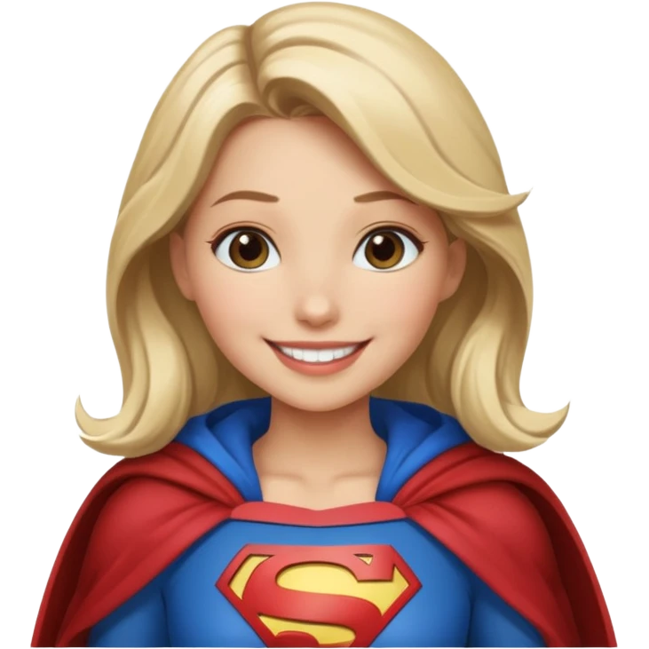 супергёрл зимой emoji