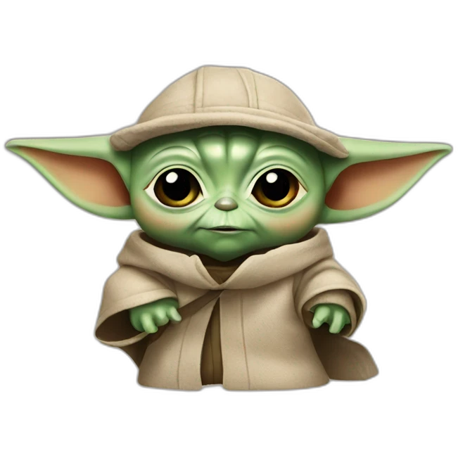 BUSINESS BABY YODA emoji