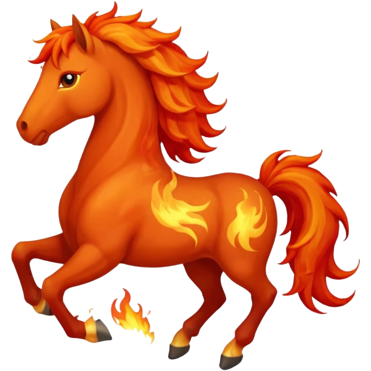 fire horse emoji
