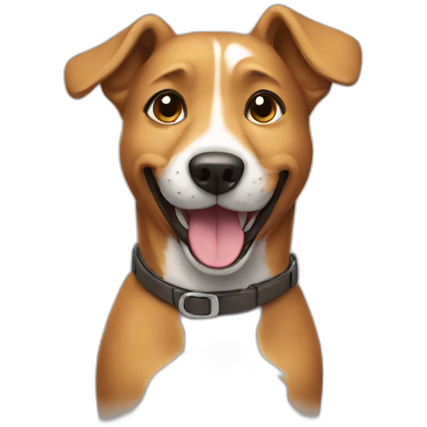 dog-smile emoji