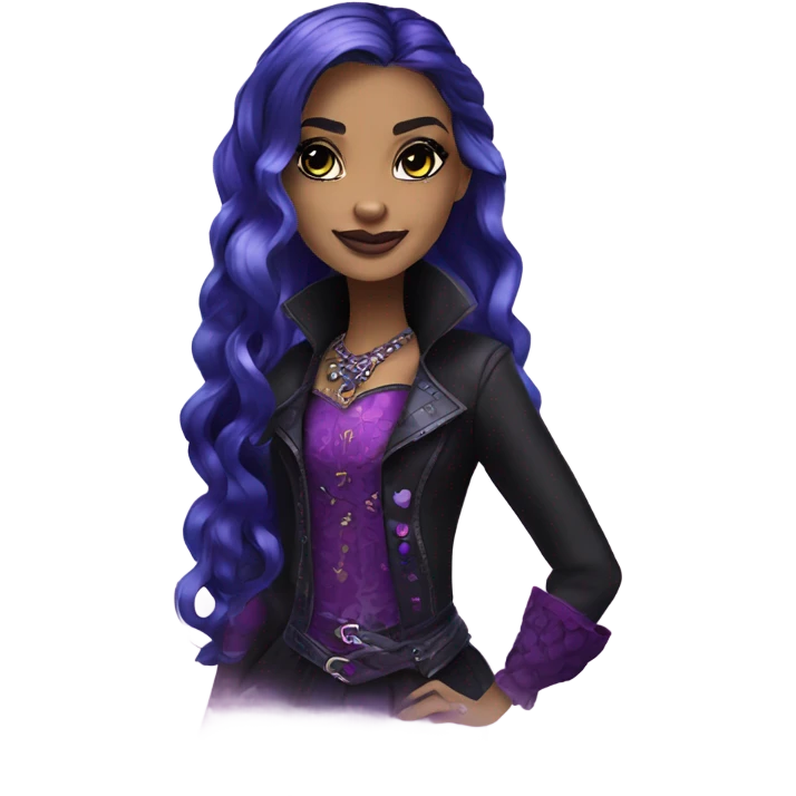 Raven queen from ever after high emoji