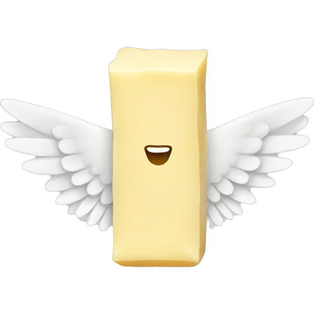 butter with white wings emoji