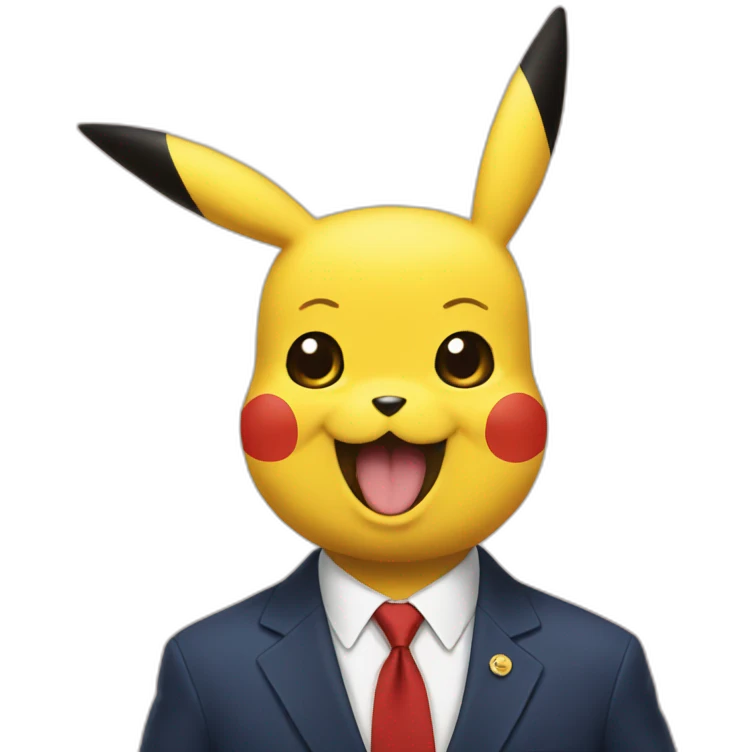 Pikachu biden emoji