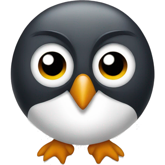 Owl penguin emoji