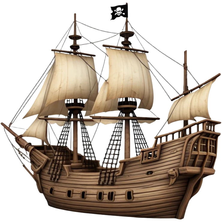 pirate ship emoji