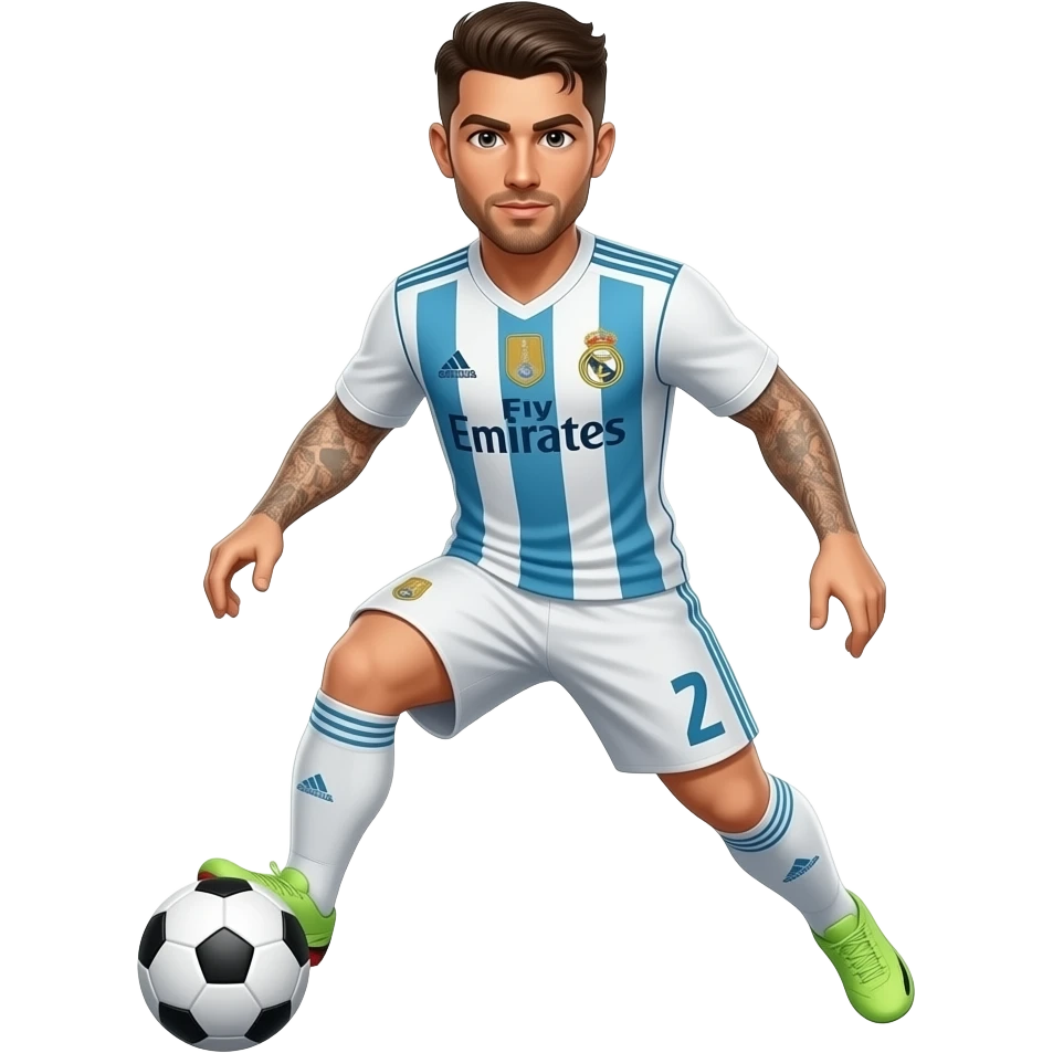 Sergio Ramos tackle emoji