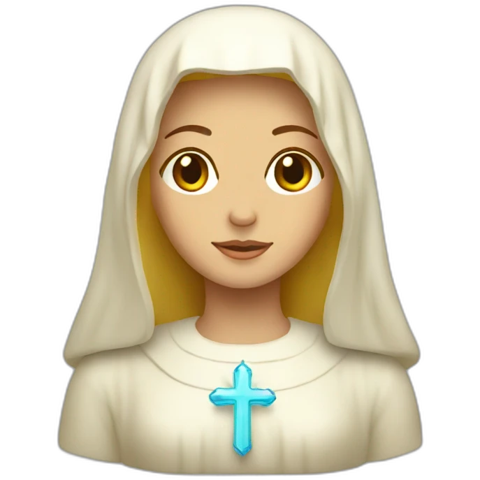 blessed Virgin Mary emoji