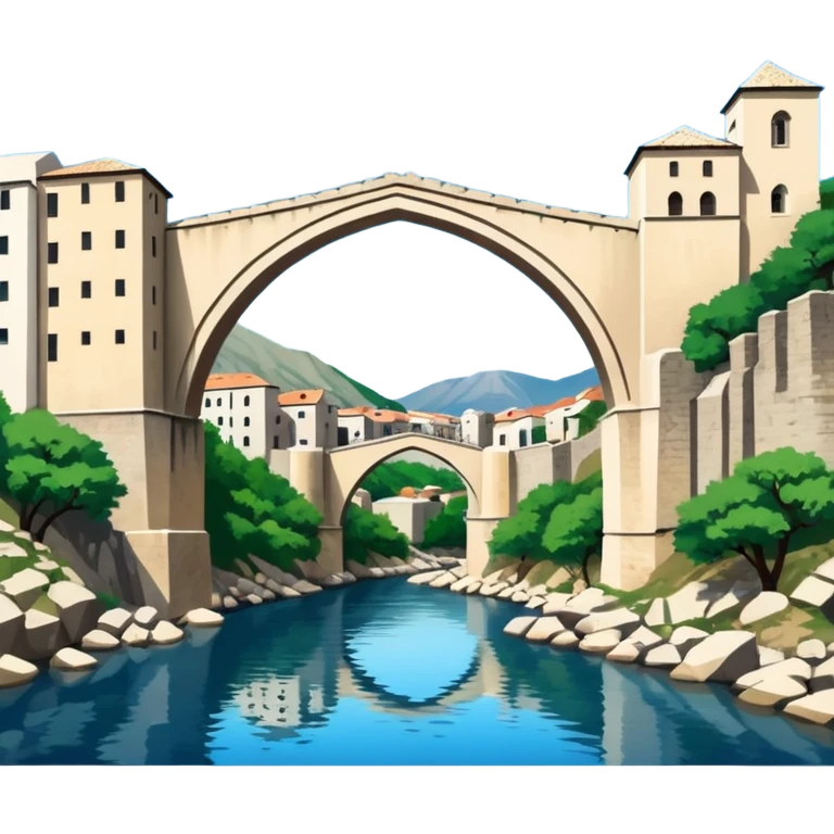 mostar bridge emoji