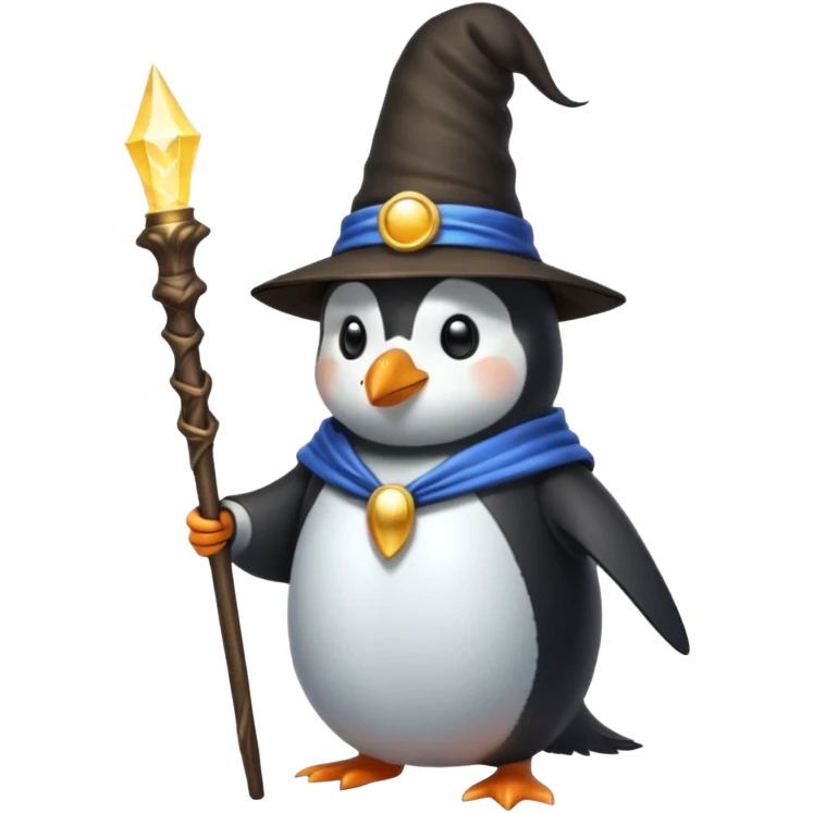 Penguin Wizard emoji