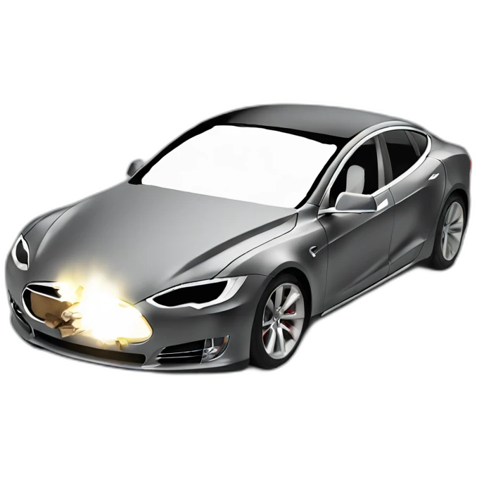 crashed-tesla emoji