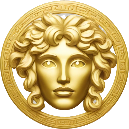 Versace golden logo emoji