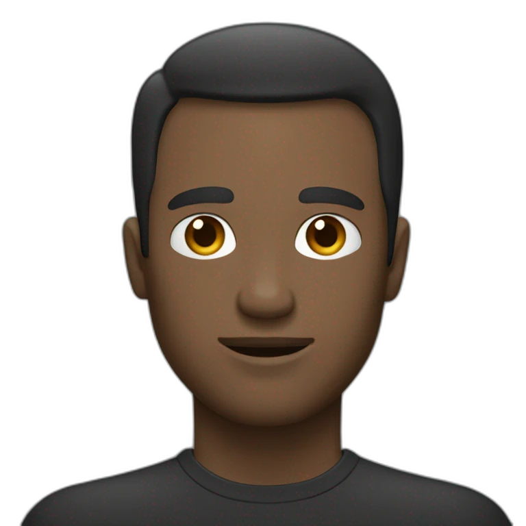 Un homme noir qui ce serre la main d'un homme blanc emoji