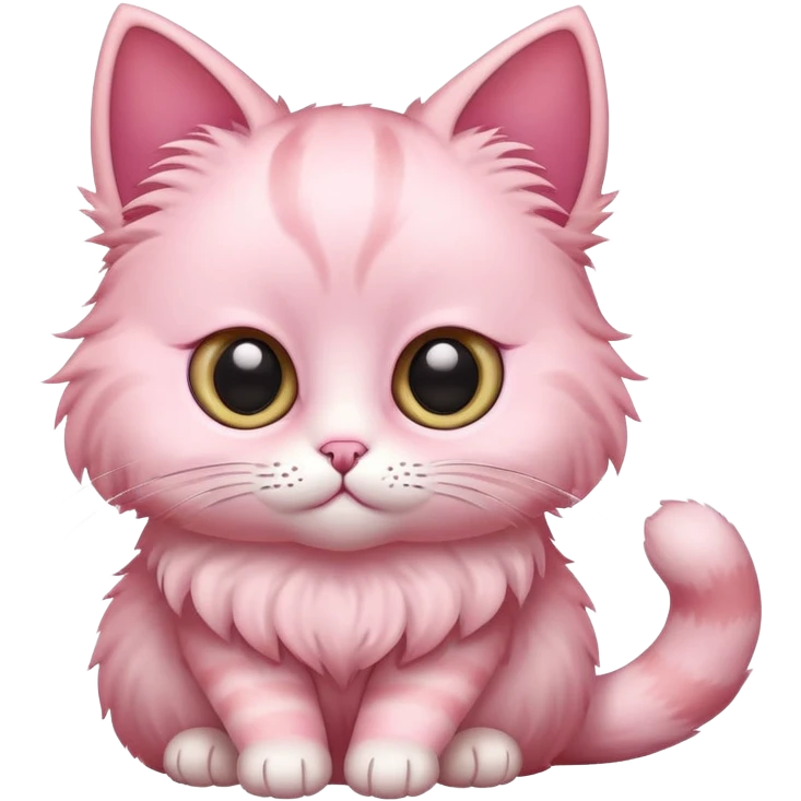 soft pink cat emoji
